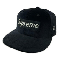 キャップ ×NEW ERA Velour Box Logo ブラック