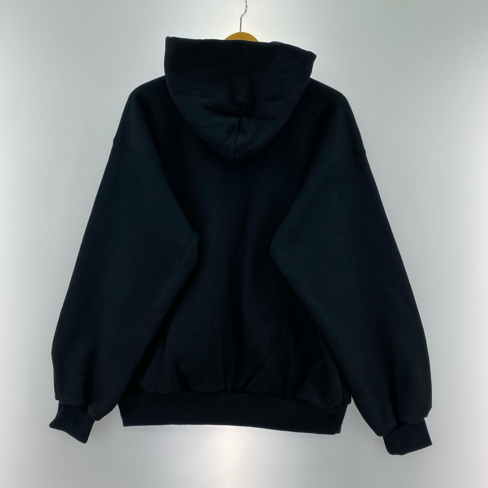 パーカー The Ennoy 26SS DOUBLE ZIP HOODIE（Ｓ） S ブラック