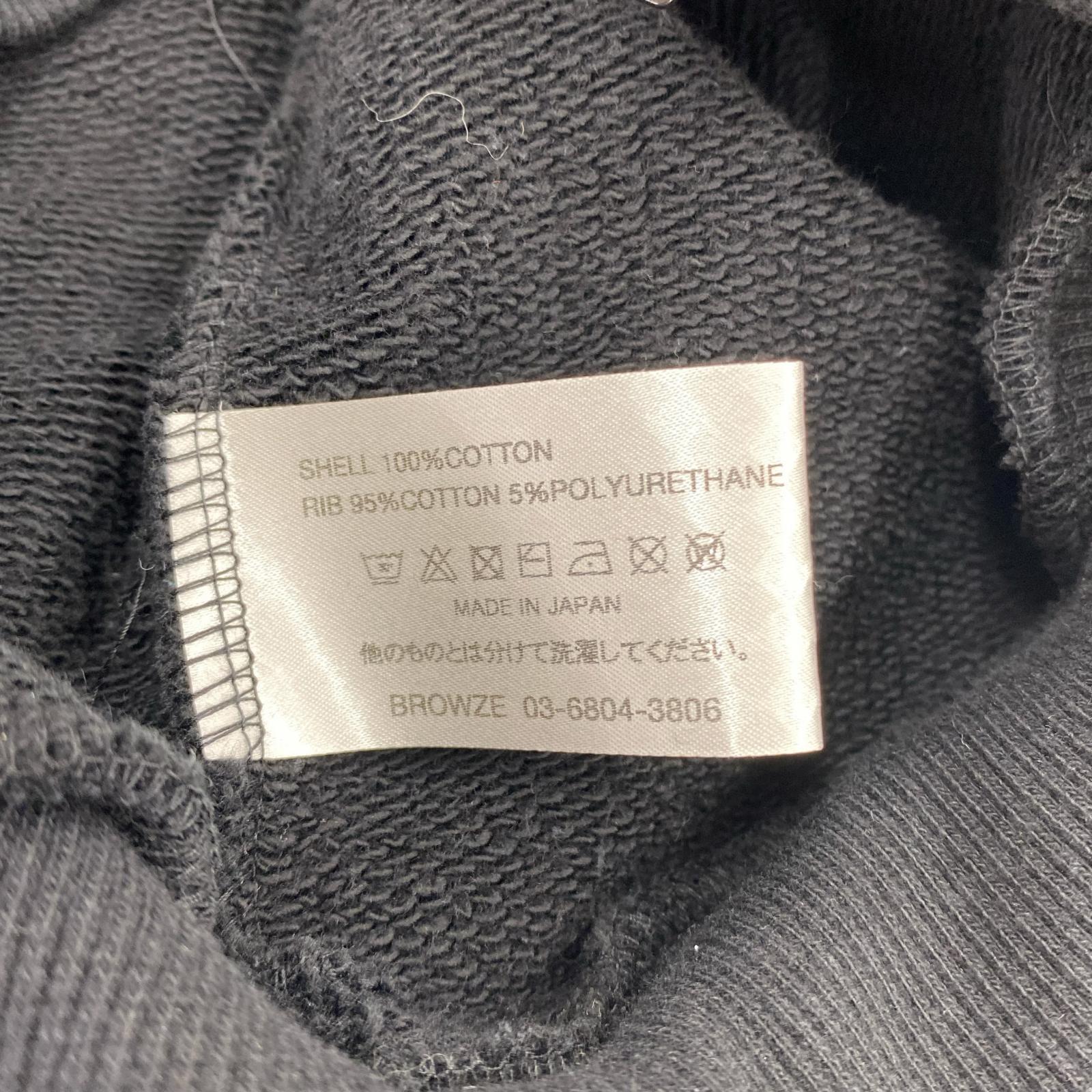 パーカー The Ennoy 26SS DOUBLE ZIP HOODIE（Ｓ） S ブラック