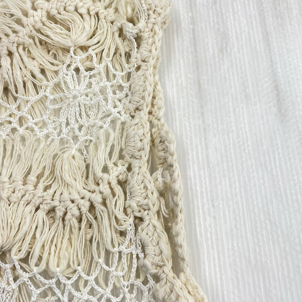 ニット GRAND TABEL クロシェニット BEG 9号 ベージュ