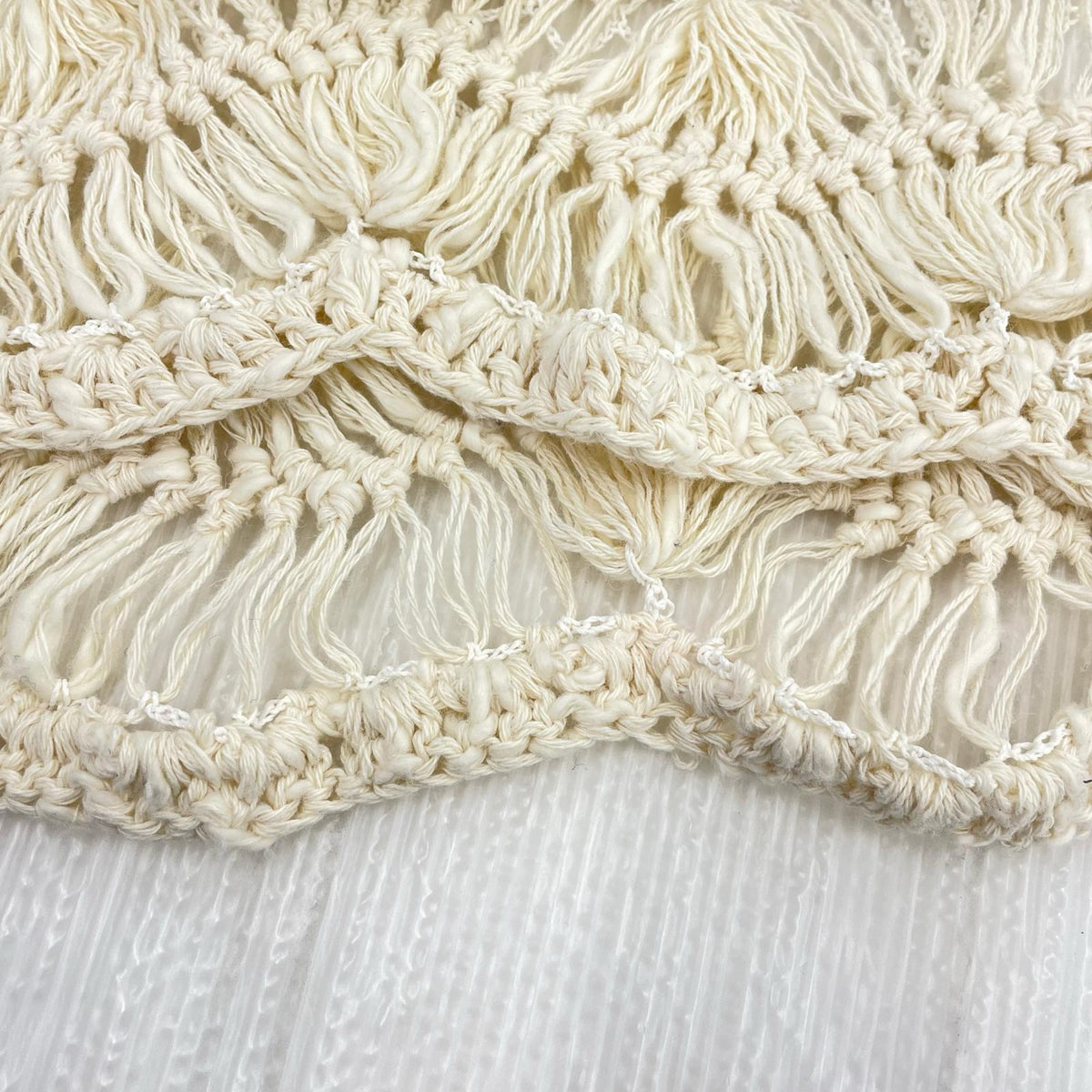 ニット GRAND TABEL クロシェニット BEG 9号 ベージュ