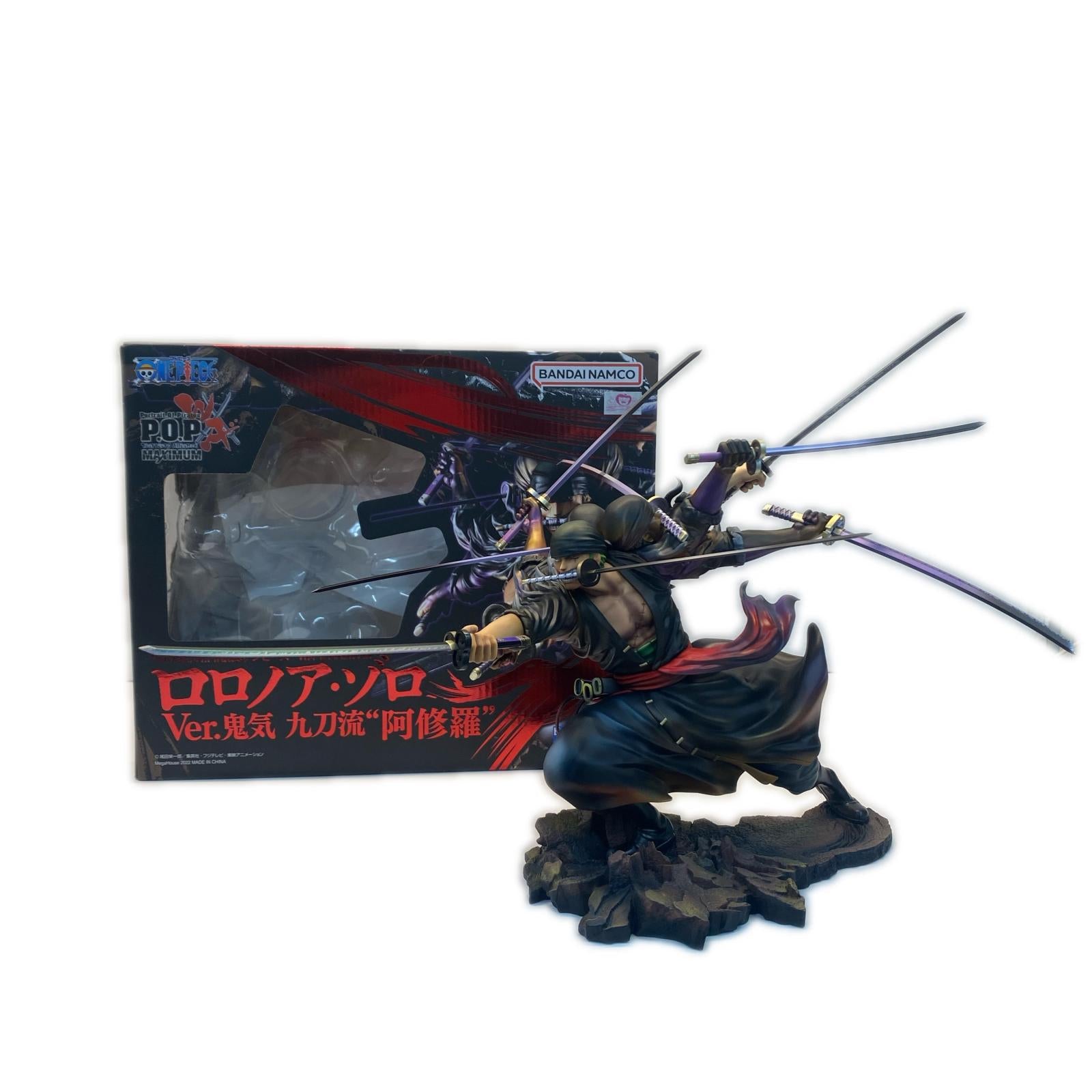 P.O.P MAXIMUM WA ゾロ ver.鬼気 九刀流 阿修羅 ワンピース メガハウス フィギュア/グッズ