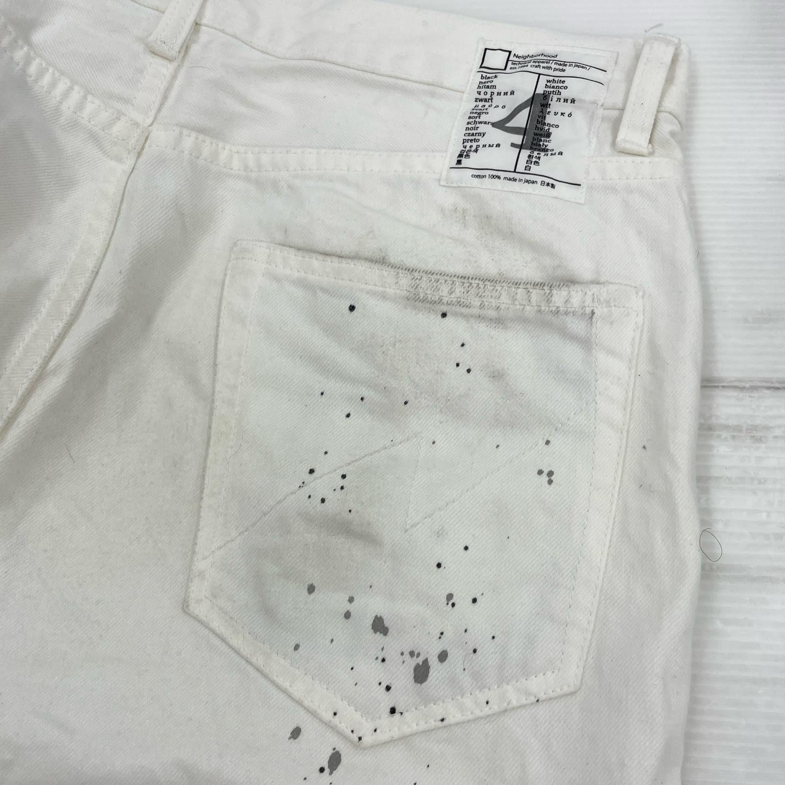 デニムパンツ 25AW BW.WASHED DP BASIC PANTS M ホワイト