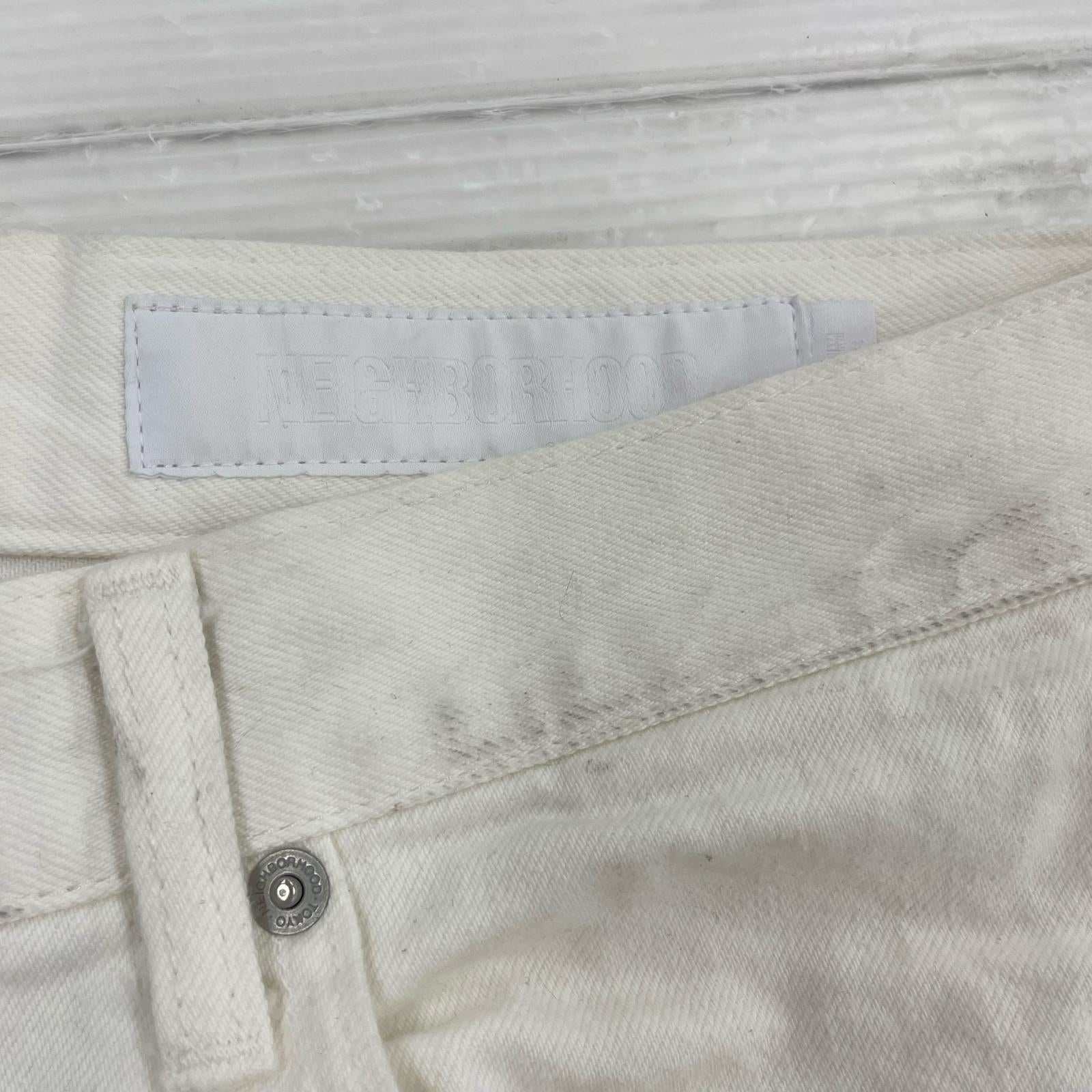 デニムパンツ 25AW BW.WASHED DP BASIC PANTS M ホワイト