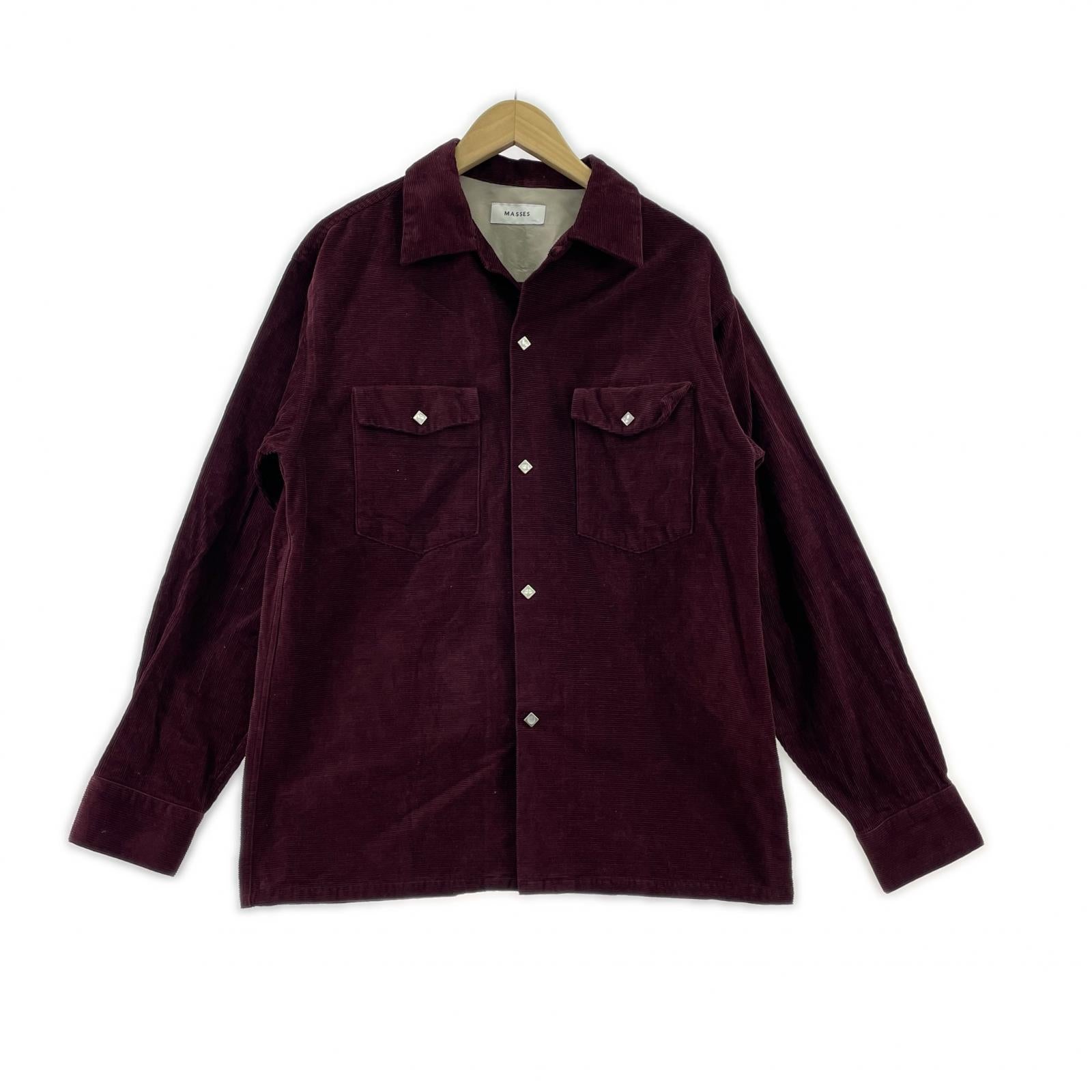 長袖シャツ Western Corduroy Shirt M レッド