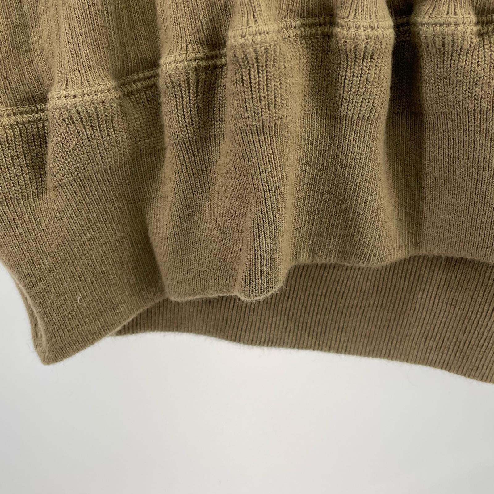 長袖Ｔシャツ RIBBED CREW NECK UNDER SHIRTS 38 ブラウン