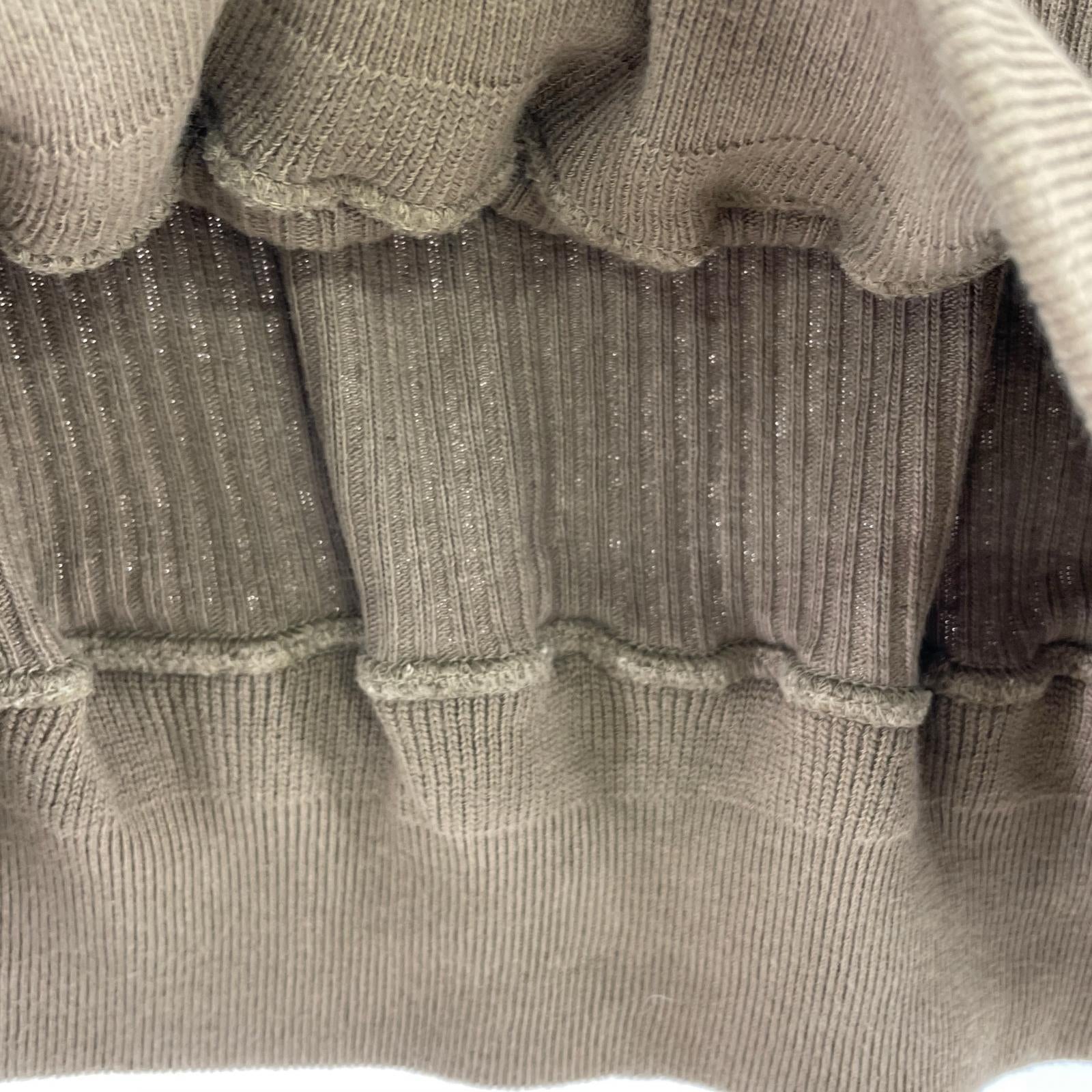 長袖Ｔシャツ RIBBED CREW NECK UNDER SHIRTS 38 ブラウン