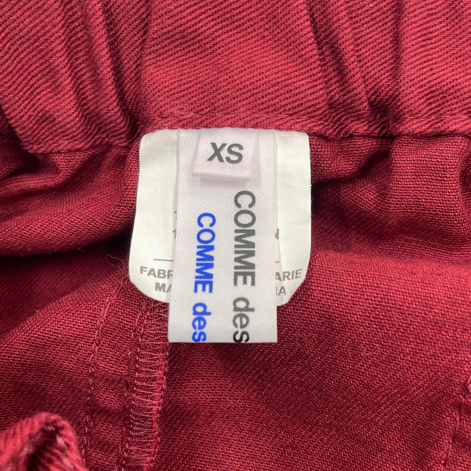 パンツ COMME des GARCONS COMME des GARCONS イージーサルエルパンツ XS ボルドー