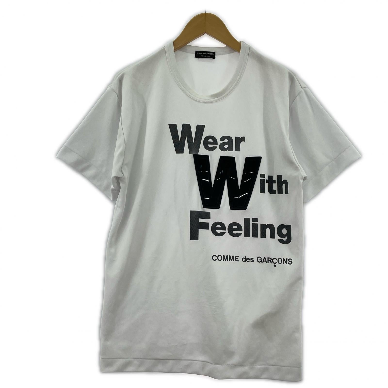 半袖Ｔシャツ COMME des GARCONS HOMME PLUS Wear With Freeing ラバーチャーム Tシャツ L 白 L ホワイト