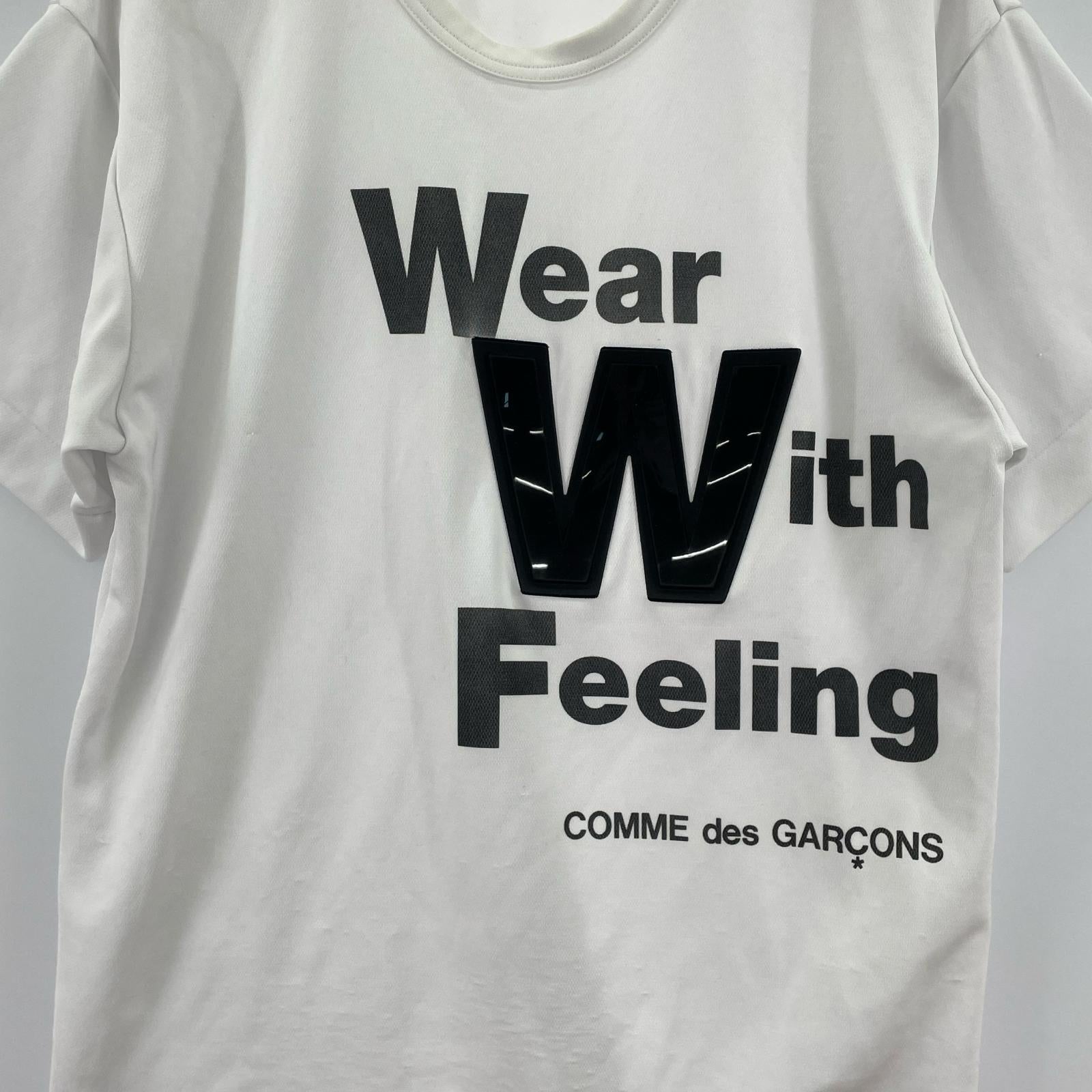 半袖Ｔシャツ COMME des GARCONS HOMME PLUS Wear With Freeing ラバーチャーム Tシャツ L 白 L ホワイト