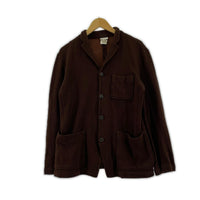 ジャケット 90s頃 DRIES VAN NOTEN ライカ期 ニットジャケット 50 黒 50 ブラウン
