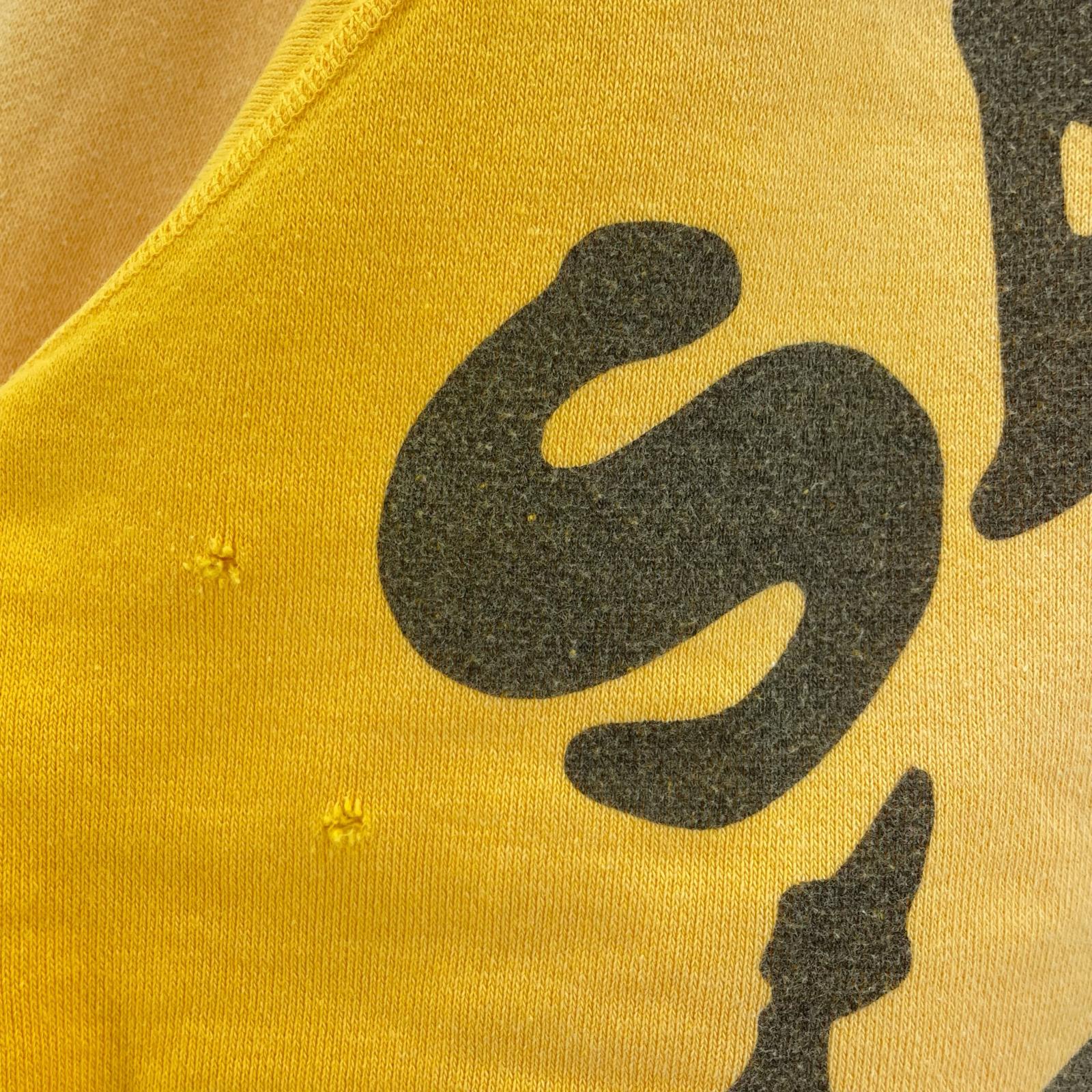 スウェット 23AW COW CREWNECK SWEAT M イエロー M