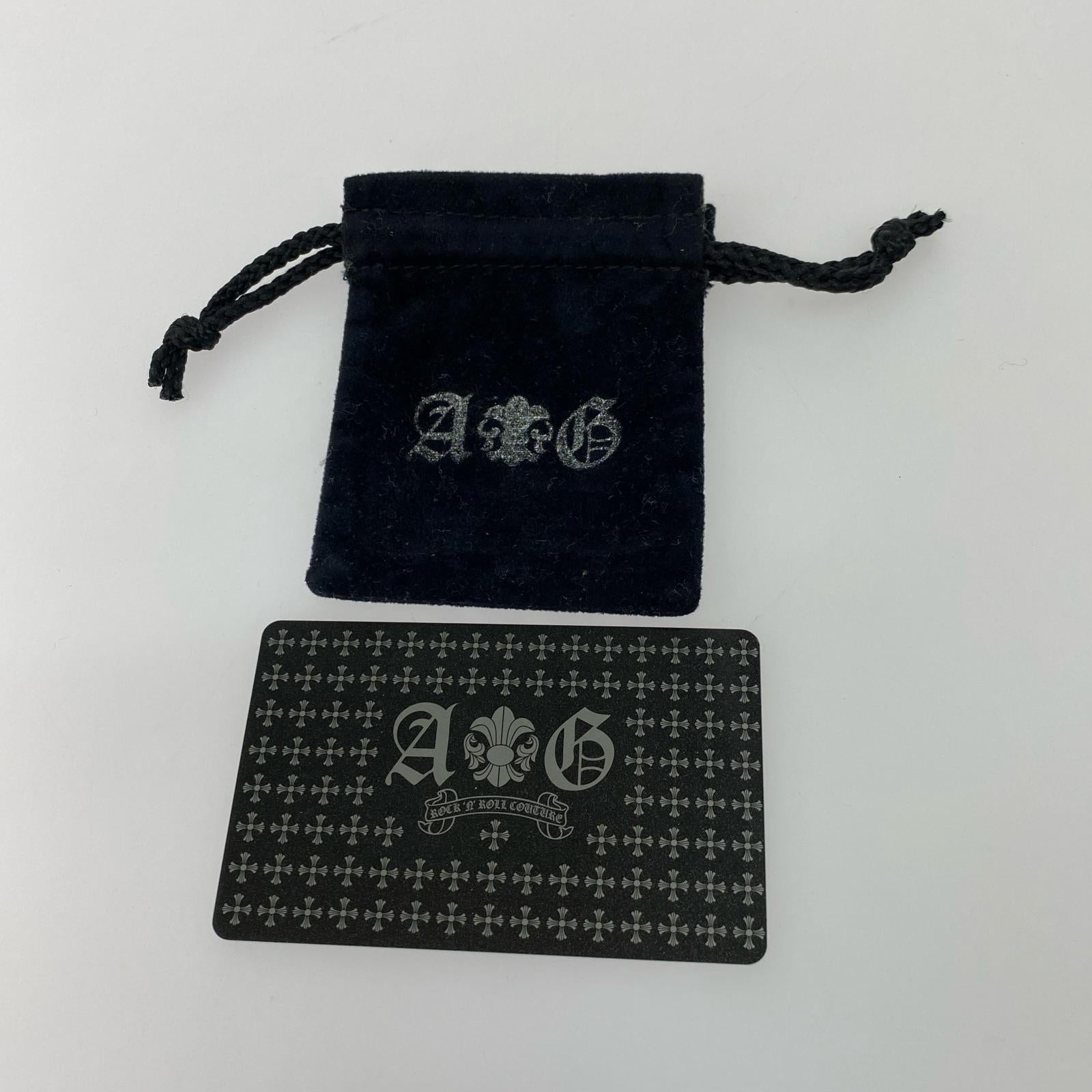 その他アクセサリー A&G　クロス　ペンダントトップ シルバー
