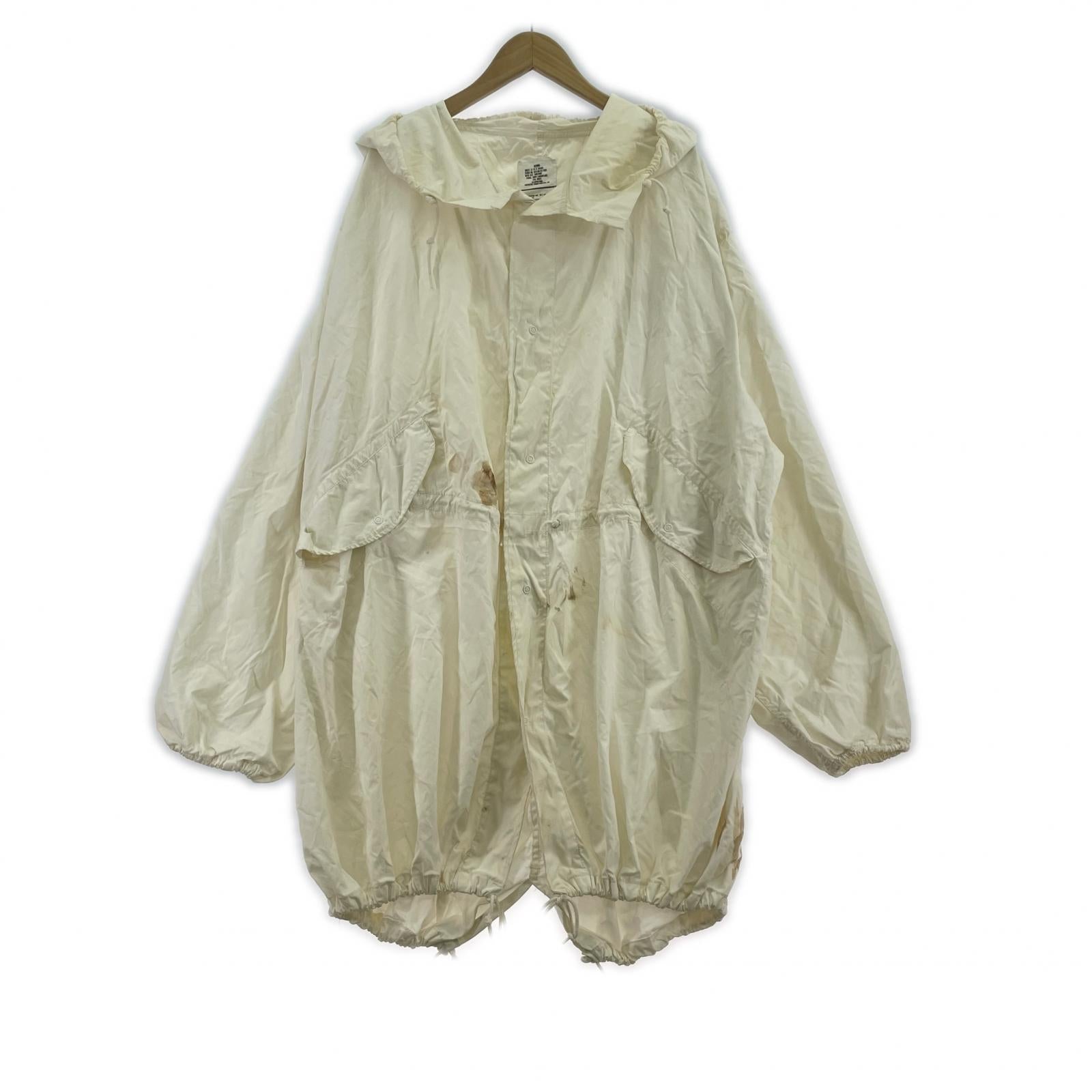ジャケット US.ARMY スノーパーカー 白 M ホワイト
