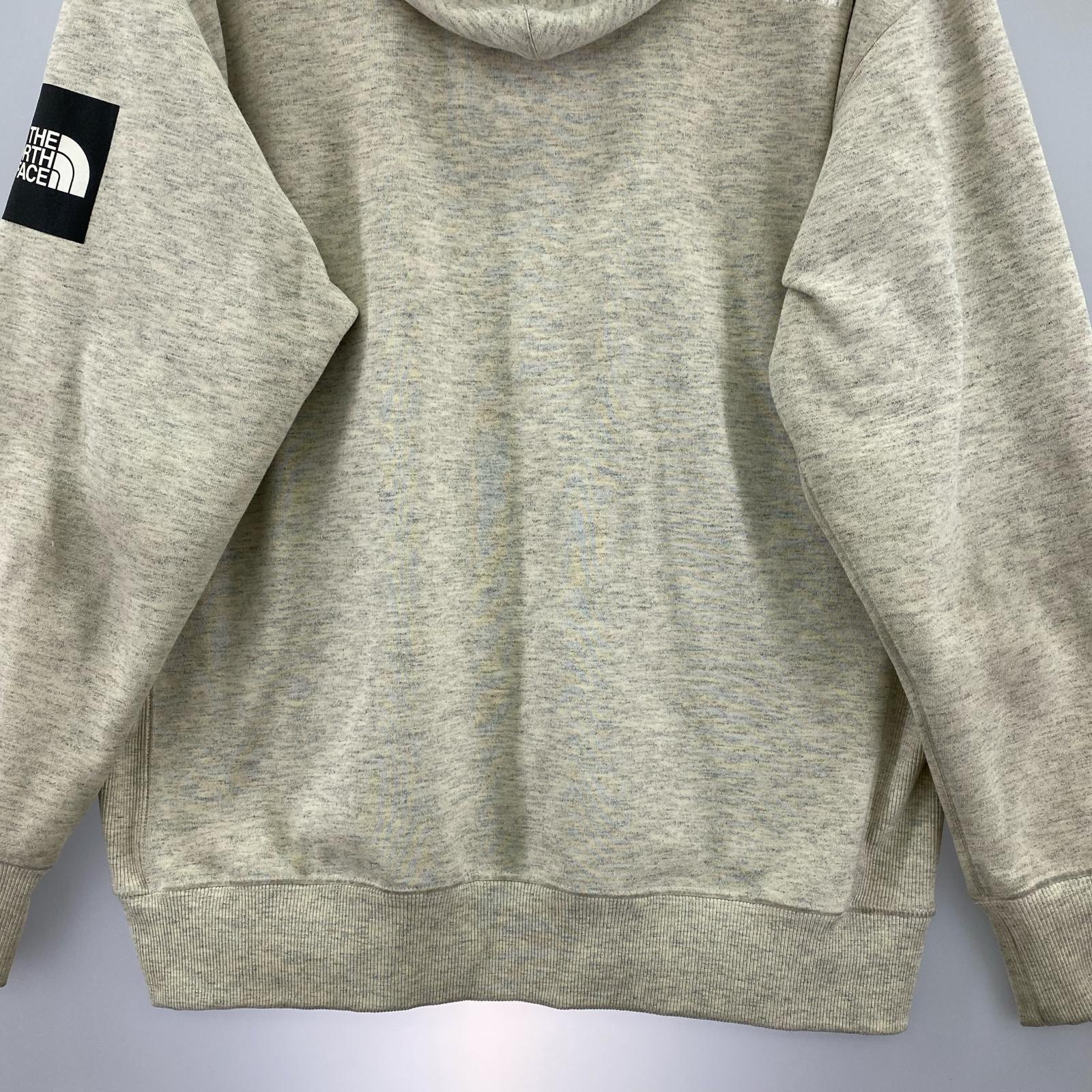 パーカー SQUARE LOGO FULLZIP 白系 L NT61836 L グレー
