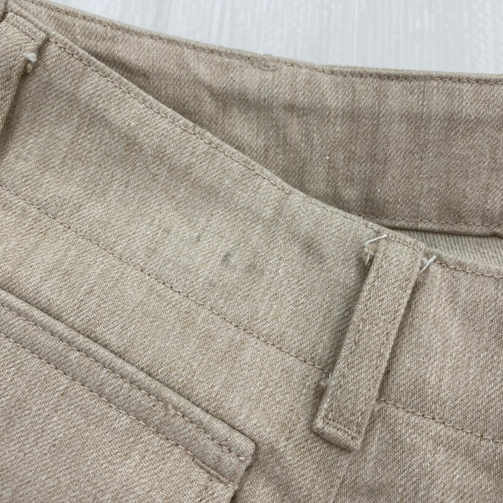 デニムパンツ 21AW 15oz DENIM CARGO PANTS（2） 2 ベージュ