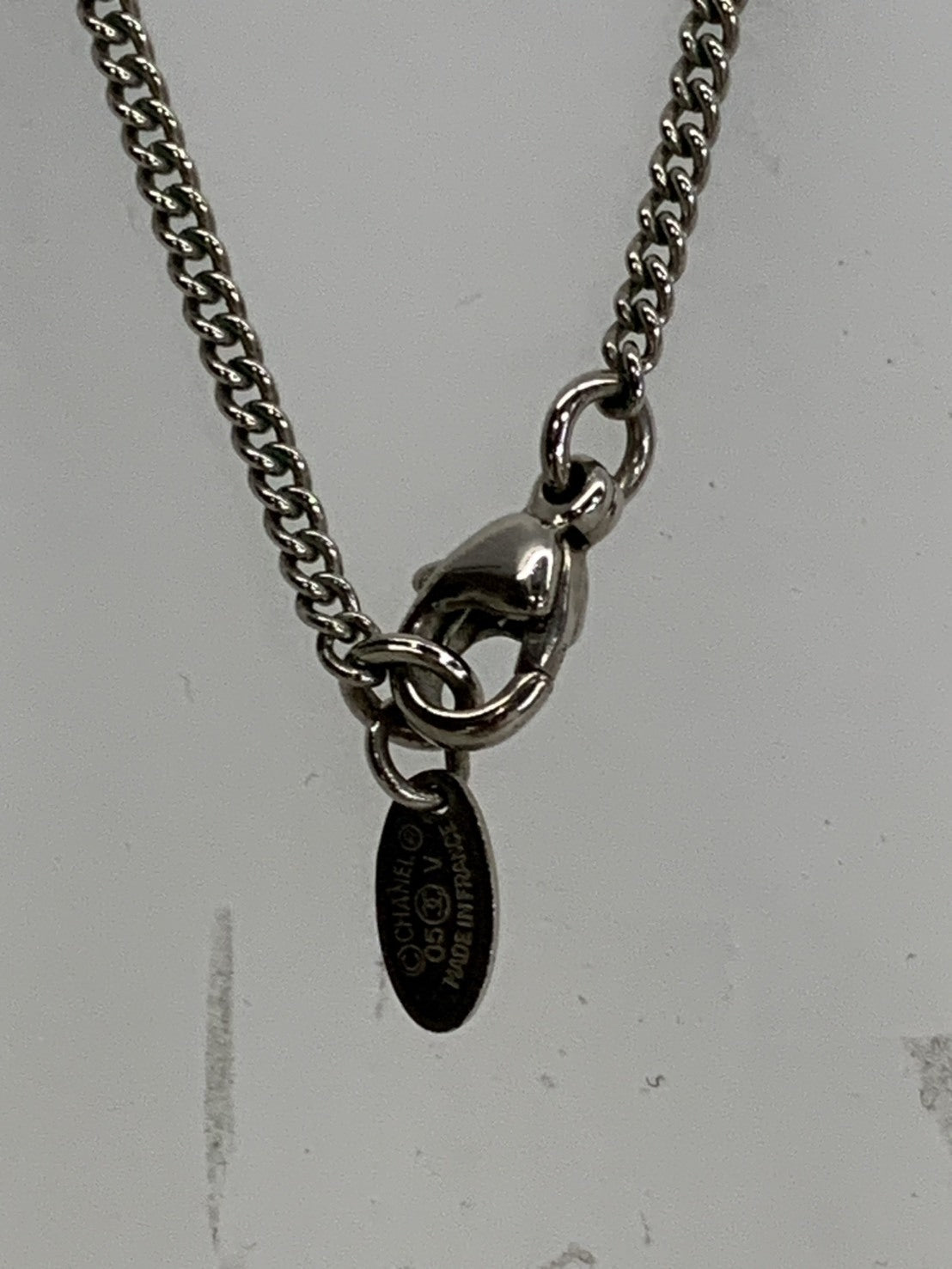 CHANEL ラインストーン ココマークネックレス