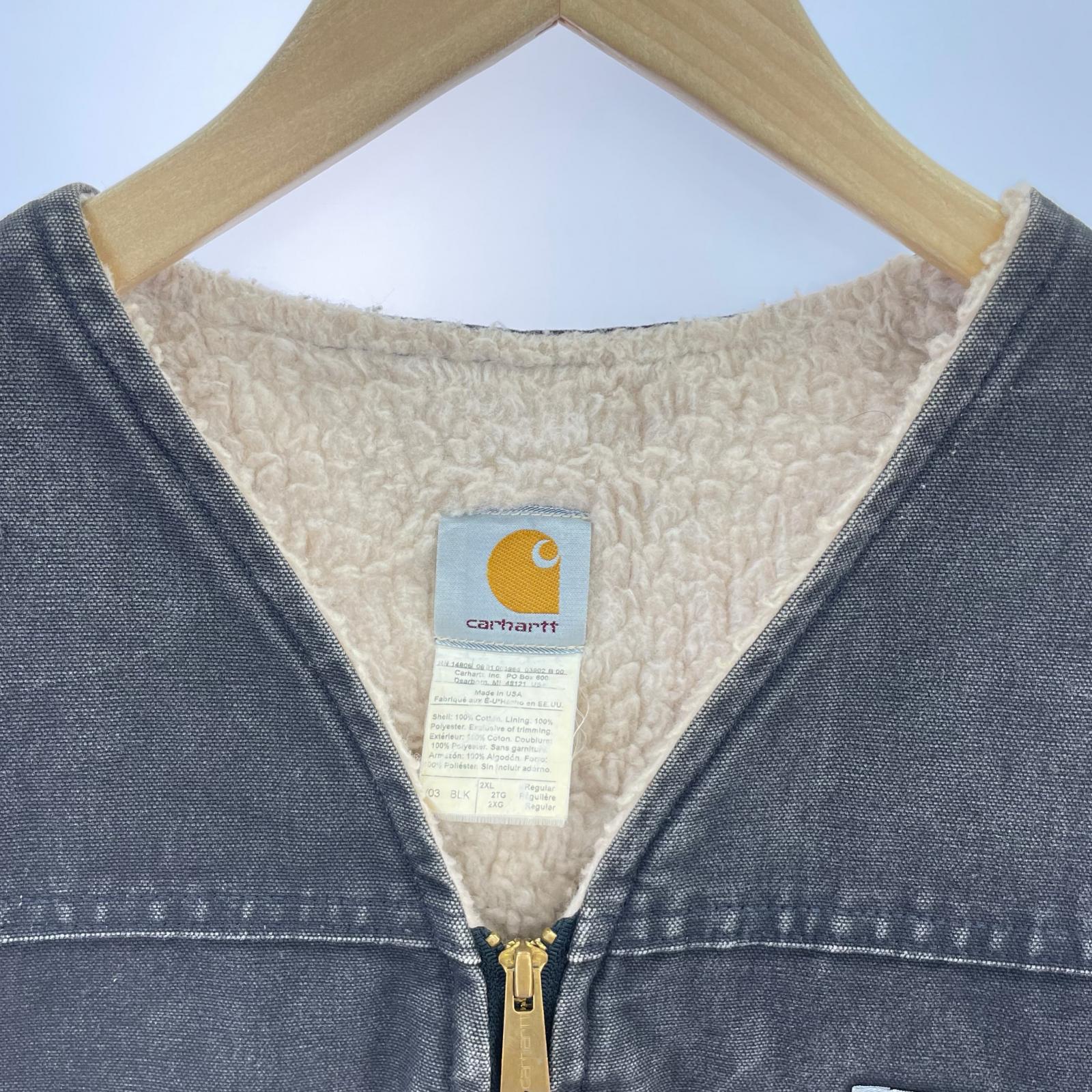 その他アウター ダックベスト ボア 2XL ブラック