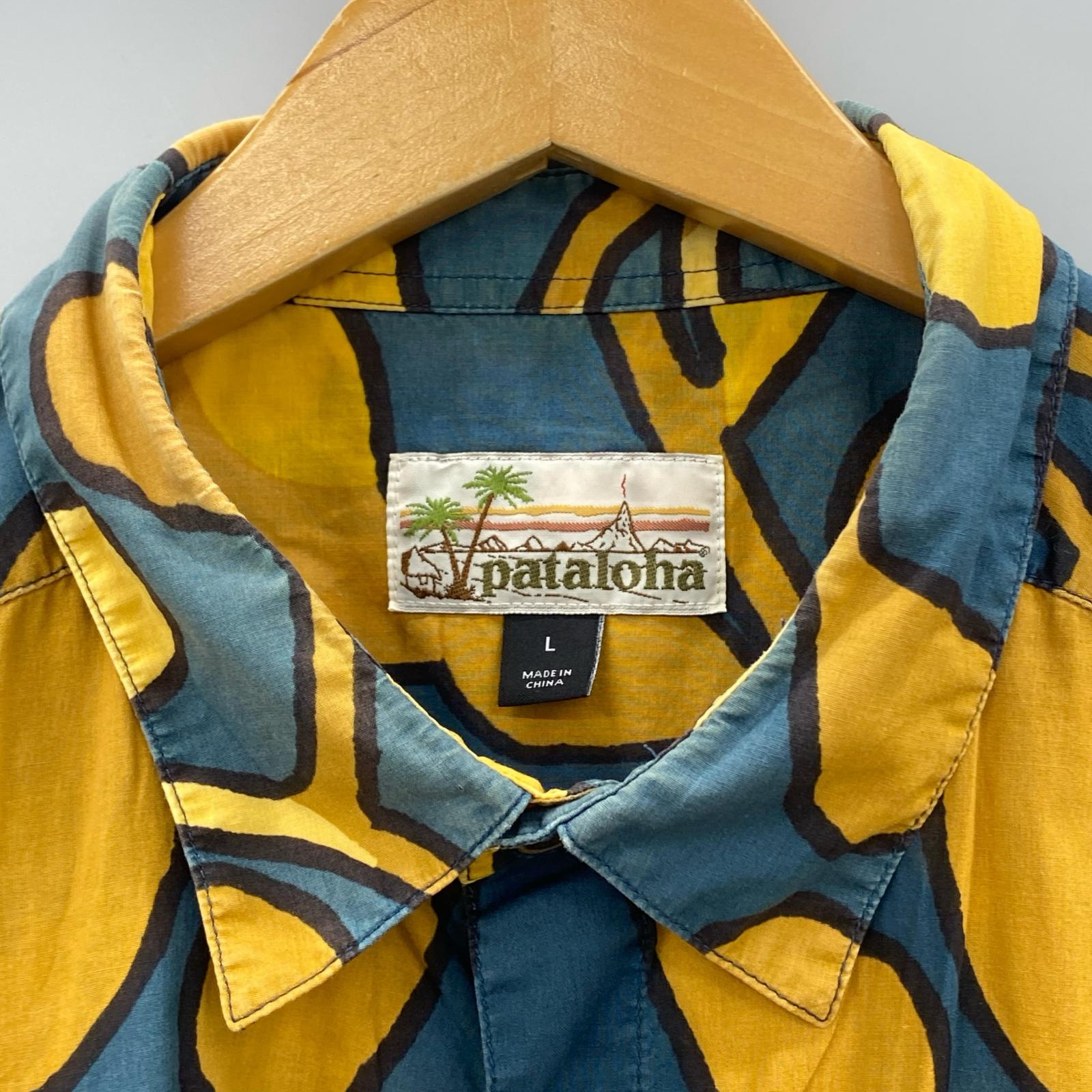 半袖シャツ patagonia 半袖シャツ 総柄アロハシャツ/L/17年 L