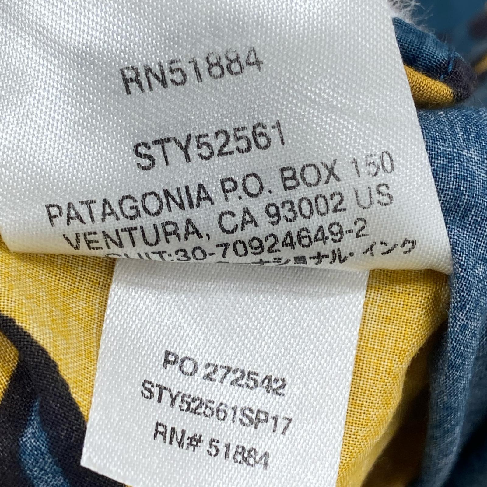 半袖シャツ patagonia 半袖シャツ 総柄アロハシャツ/L/17年 L