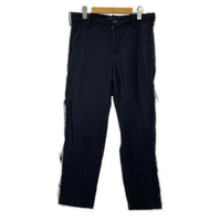 パンツ Stripe cotton pant 黒(S) S ブラック