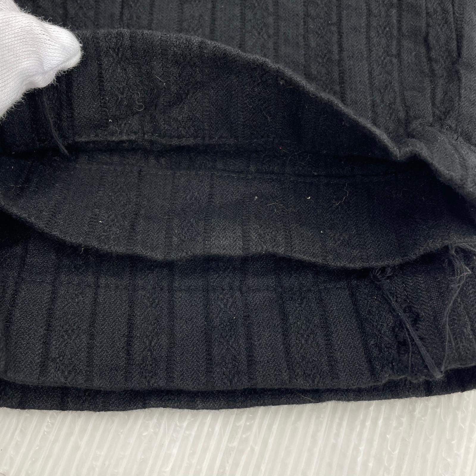 パンツ Stripe cotton pant 黒(S) S ブラック