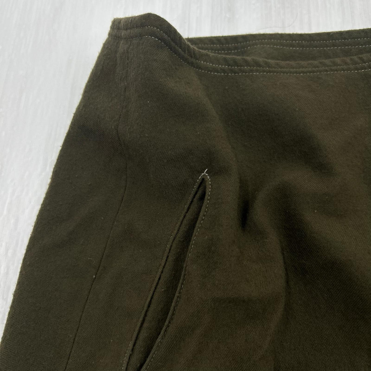 スカート Wool skirt ｶｰｷ(3) 3 カーキ