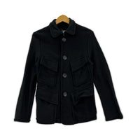 ジャケット 4pocket cotton jacket 黒(S) S ブラック