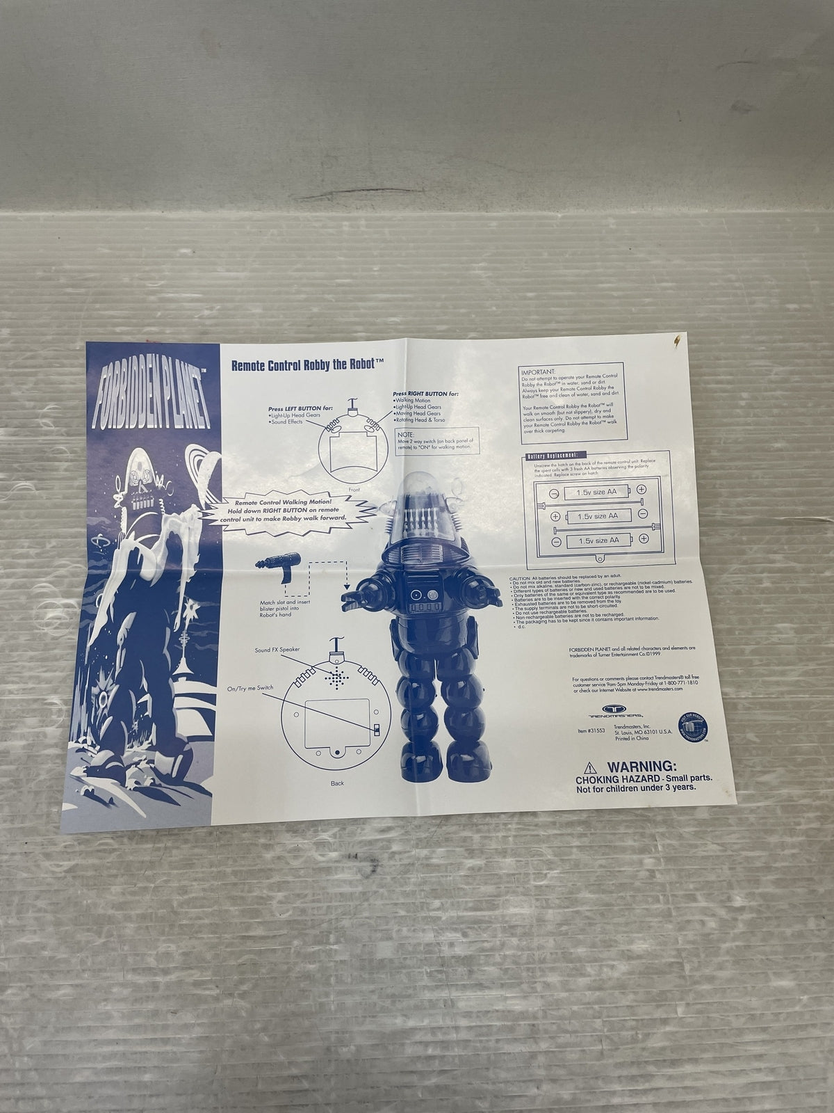 FORBIDDEN PLANET Robby the Robot フィギュア/グッズ