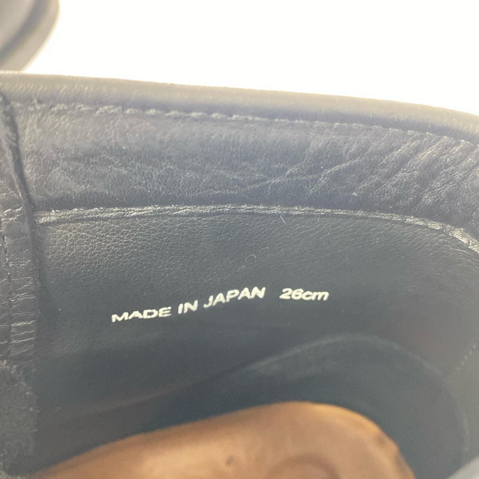 ブーツ HYSTERIC GLAMOUR キャップトゥ レースアップワークブーツ 26.0 ブラック 26cm (US8 UK7 1/2 EU42) ブラック