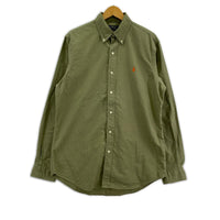 長袖シャツ CLASSIC FIT オレンジポニー刺？ カーキ M カーキ