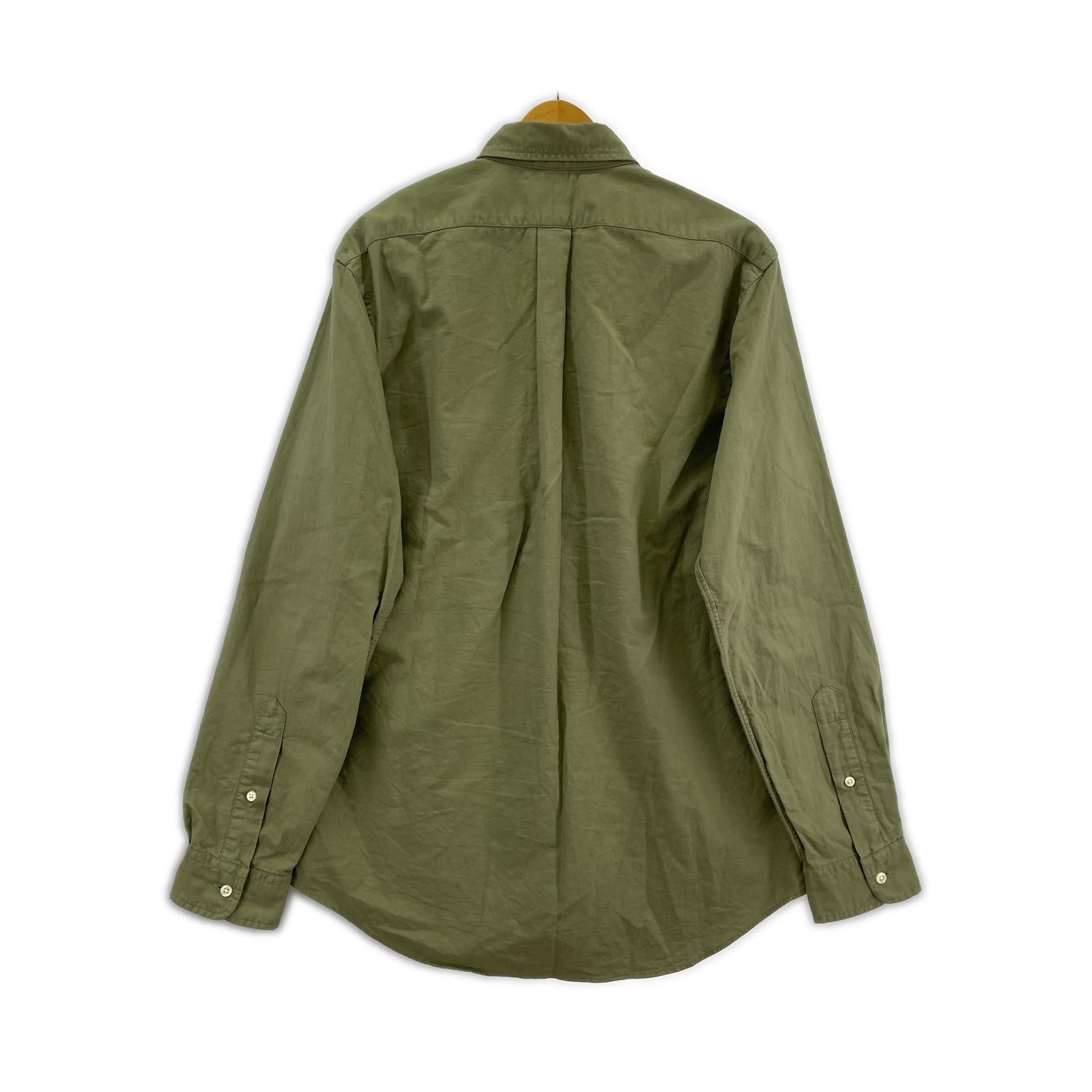 長袖シャツ CLASSIC FIT オレンジポニー刺？ カーキ M カーキ