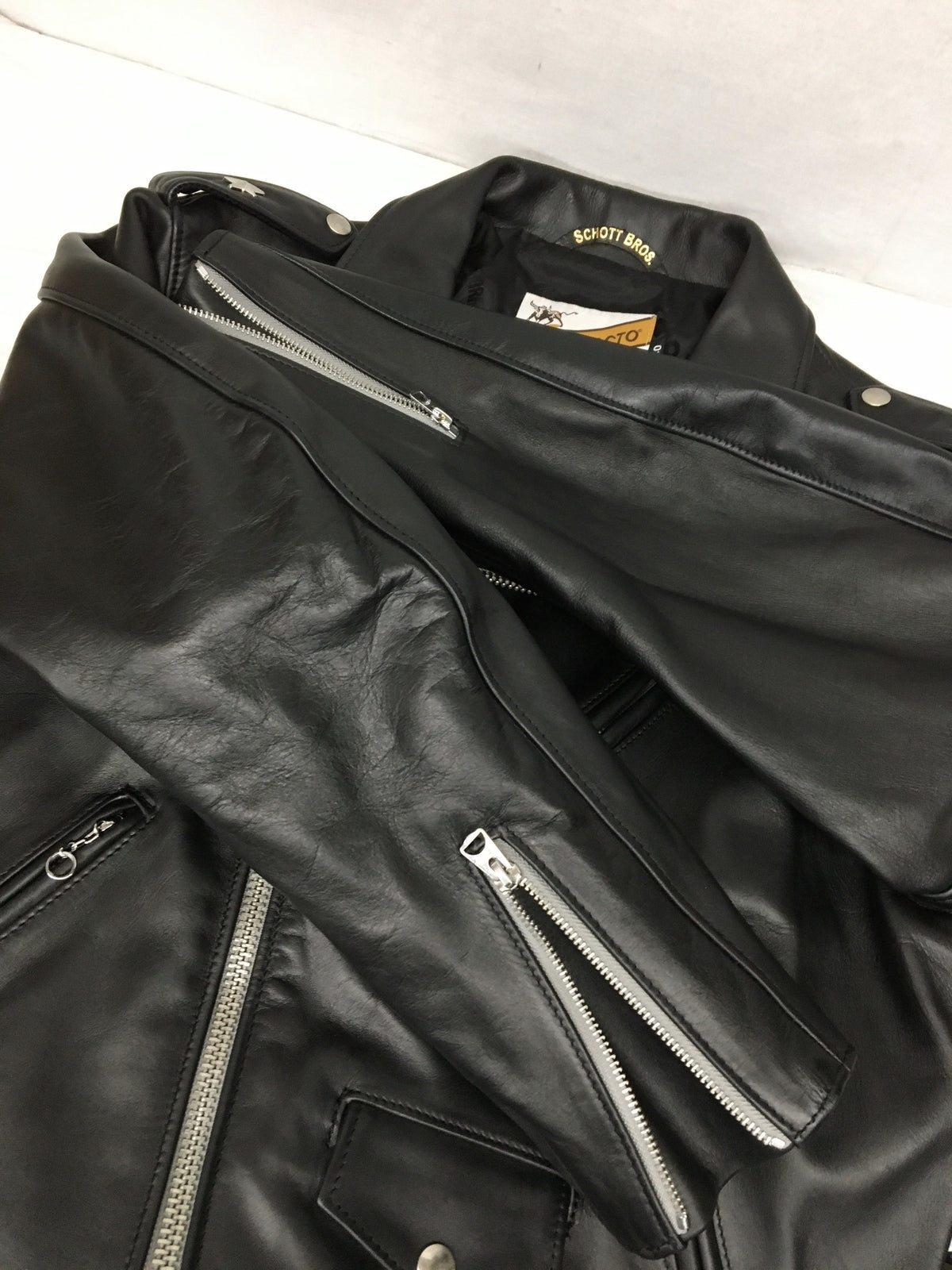 レザージャケット KOSTAS SEREMETIS ONE STAR RIDERS JACKET
