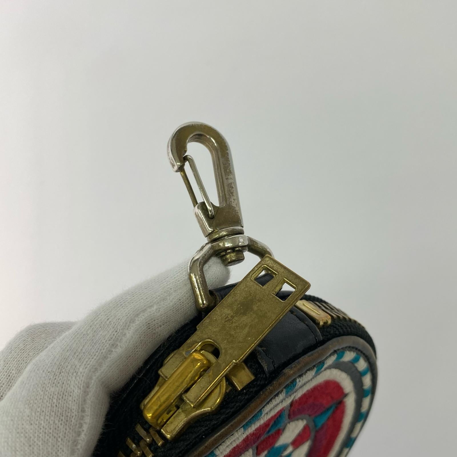 ウォレットチェーン LEATHER CIRCLE COIN CASE