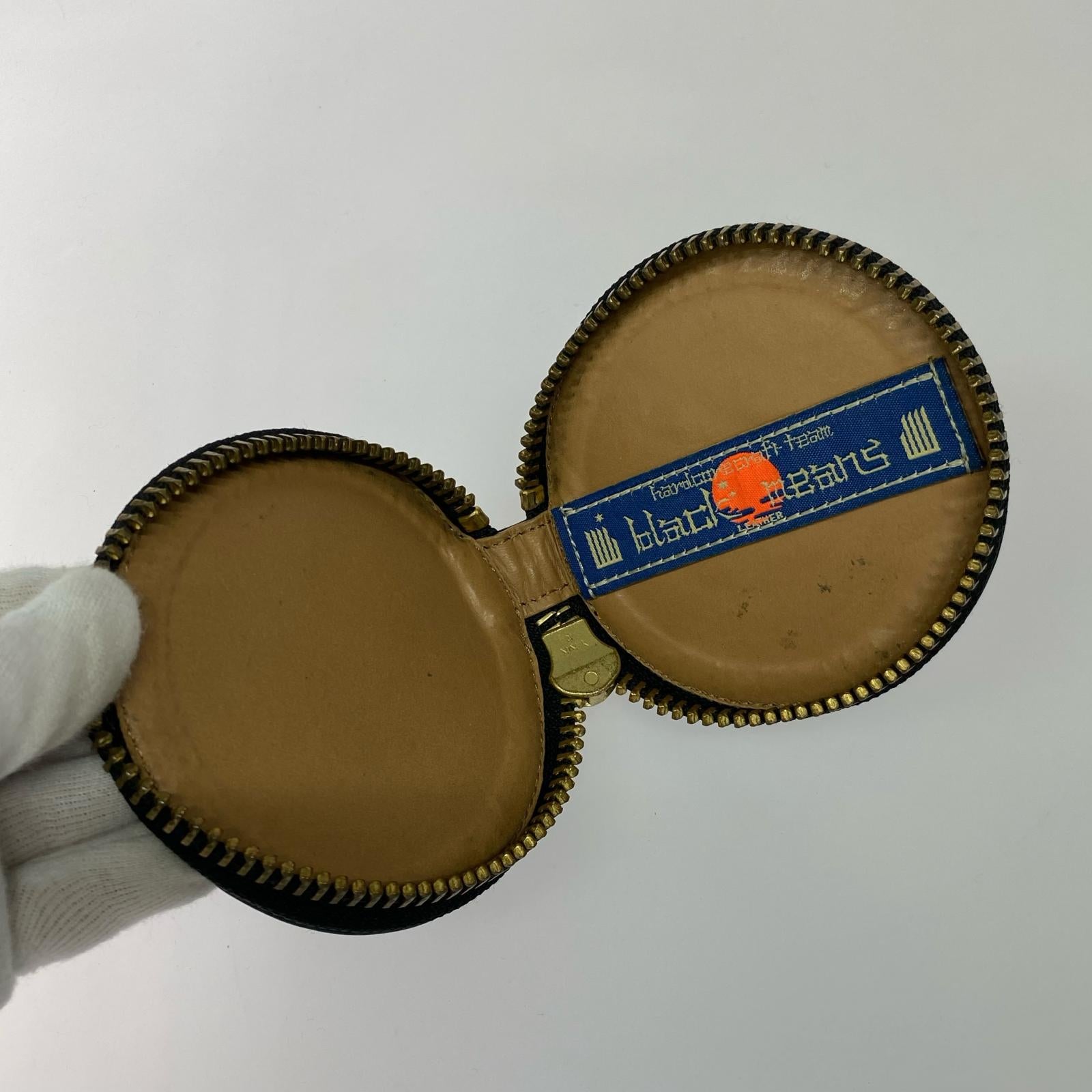 ウォレットチェーン LEATHER CIRCLE COIN CASE