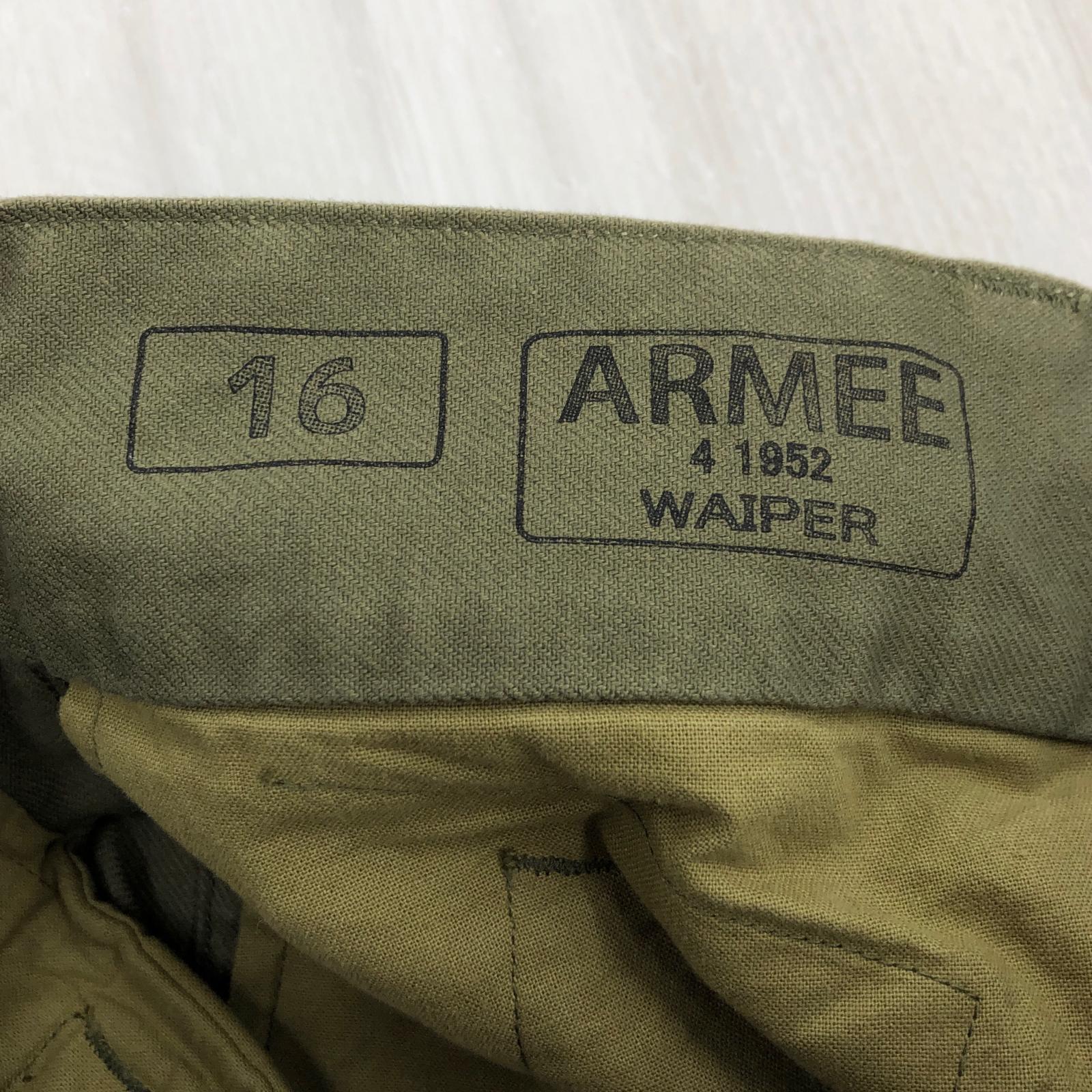 パンツ WAIPER フランス軍 M-47 カーゴパンツ 前期型 カーキ
