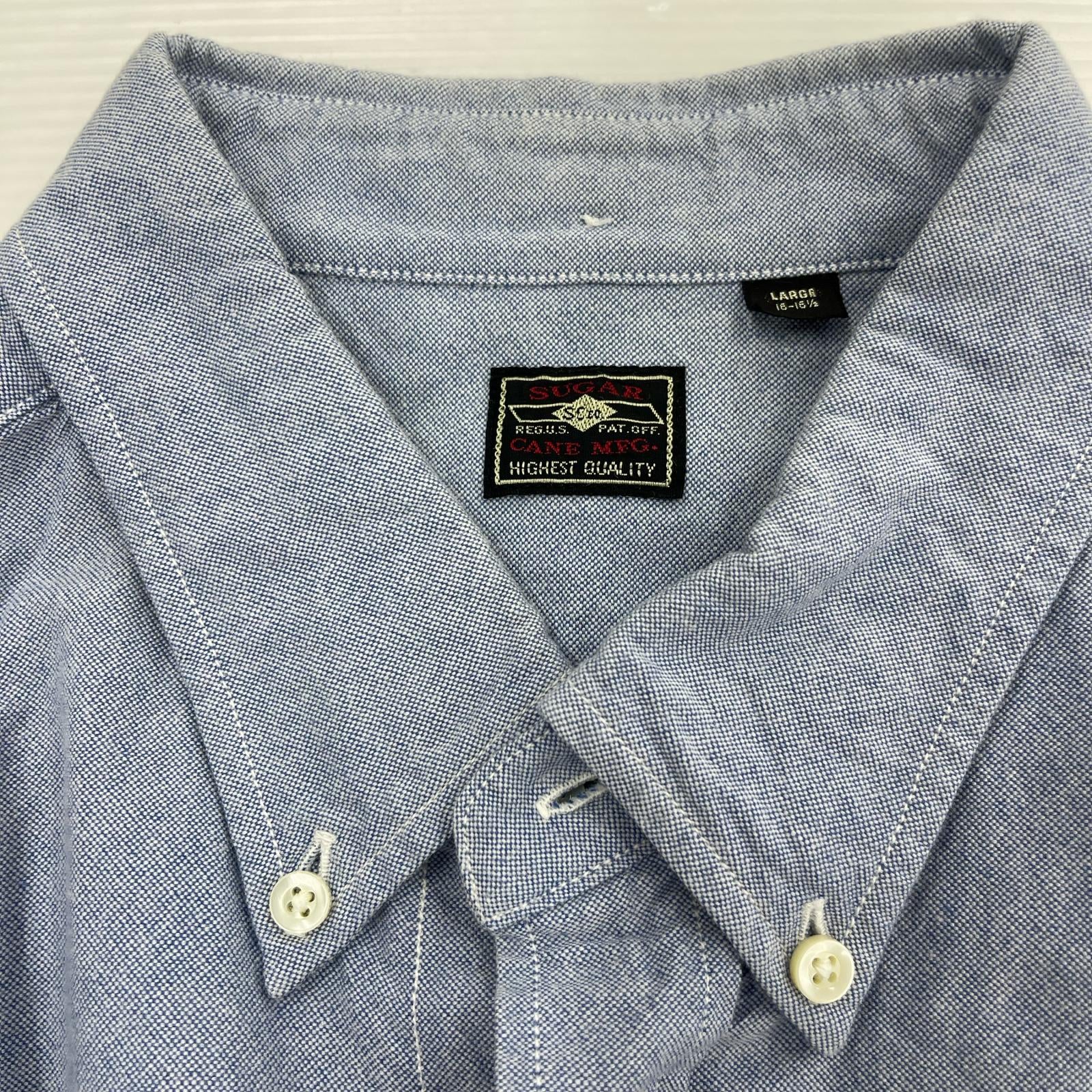 長袖シャツ OXFORD L/S B.D. SHIRT(16-16 1/2) L ブルー