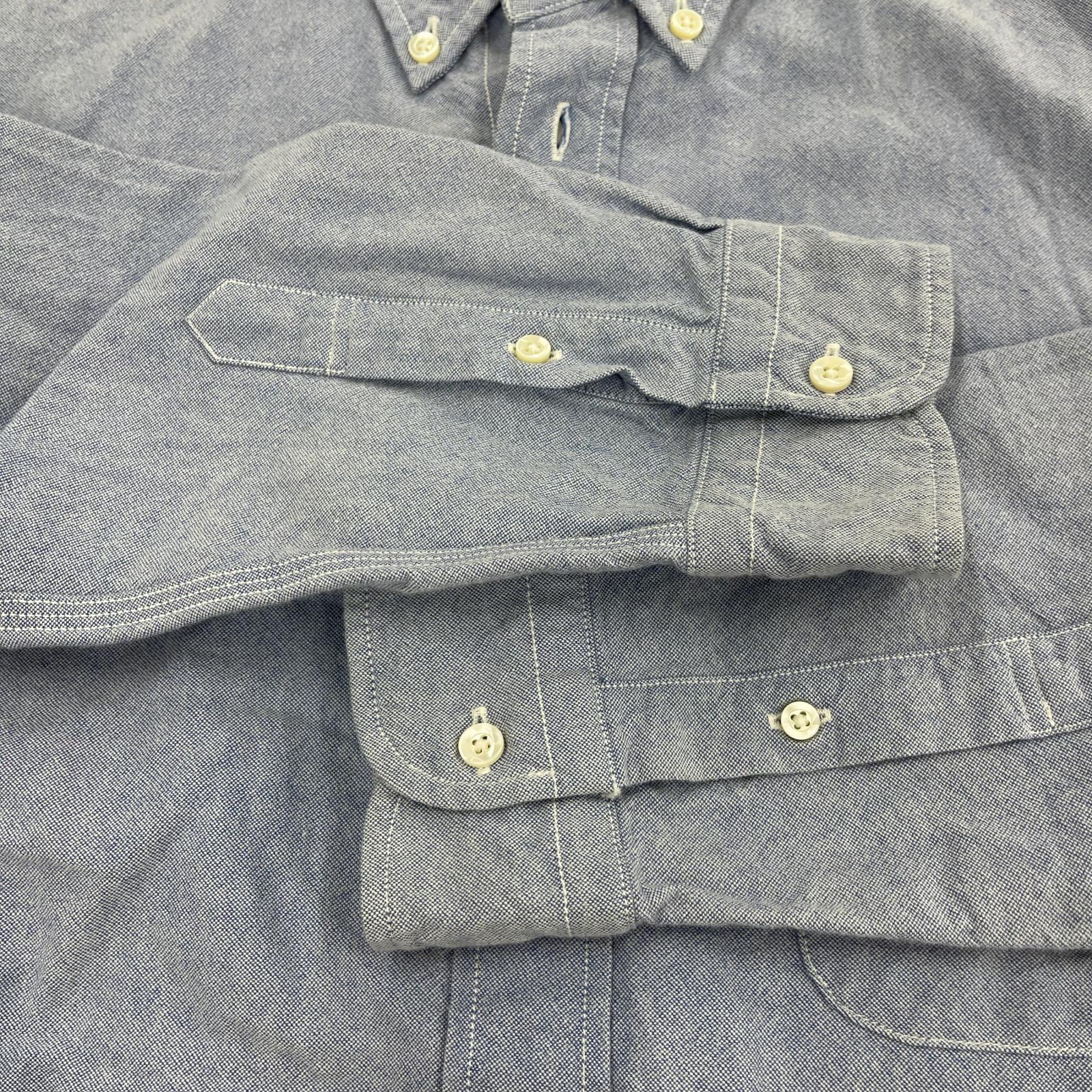 長袖シャツ OXFORD L/S B.D. SHIRT(16-16 1/2) L ブルー