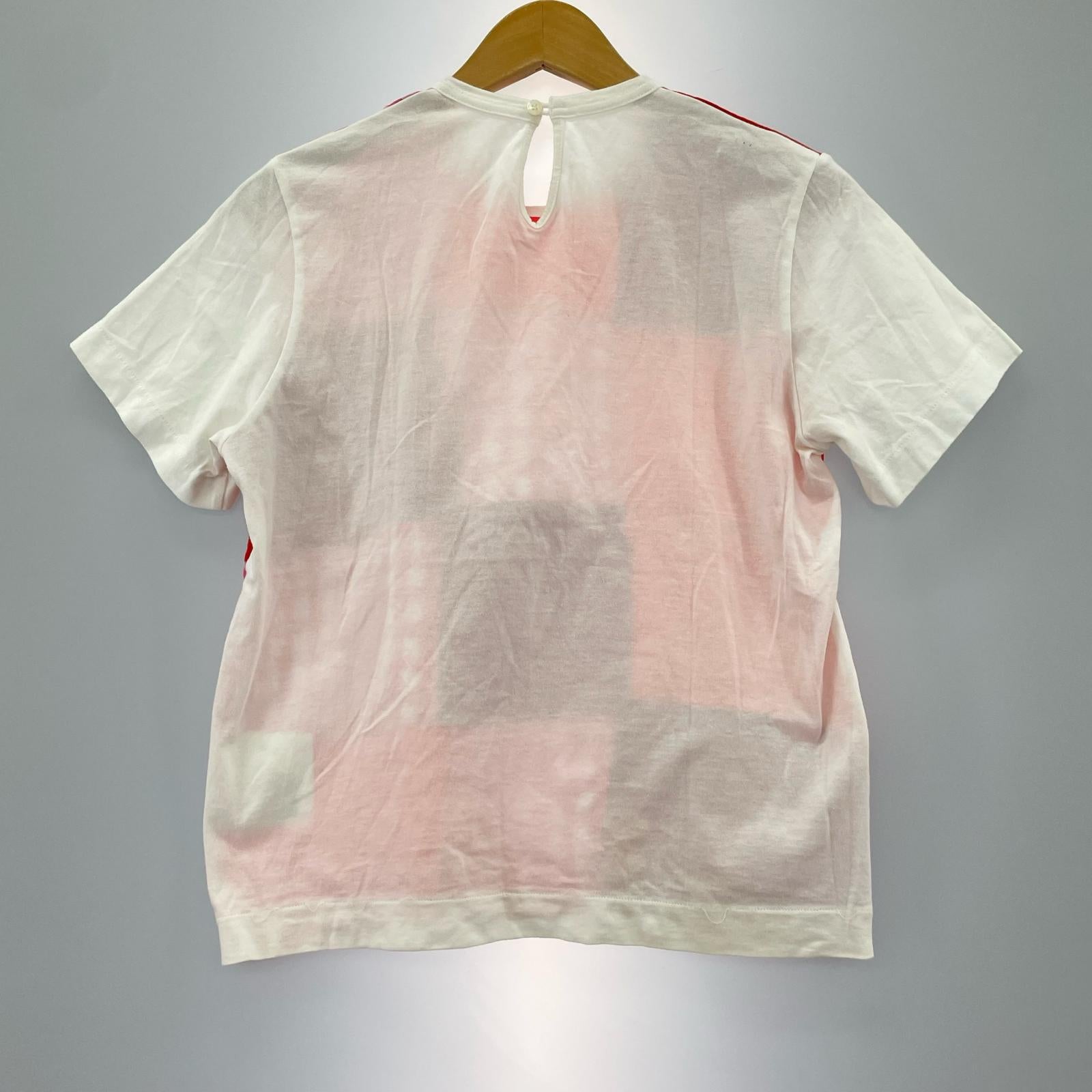 半袖Ｔシャツ パッチワーク (-) レッド