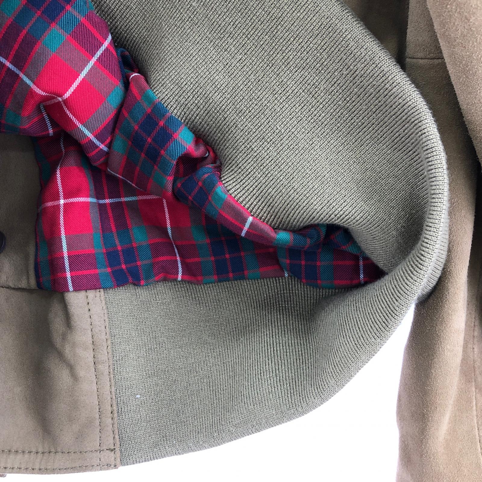 ジャケット BARACUTA スエードレザー G9 ハリントンジャケット　バーク（42） 42 ブラウン
