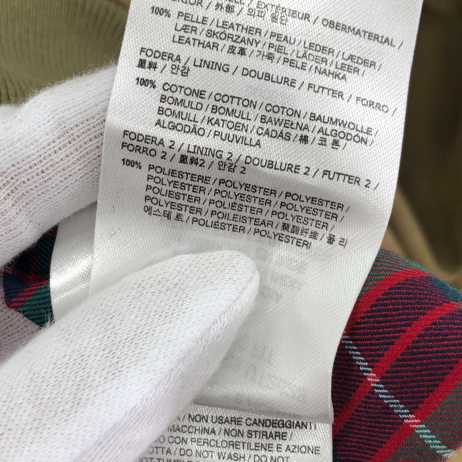 ジャケット BARACUTA スエードレザー G9 ハリントンジャケット　バーク（42） 42 ブラウン