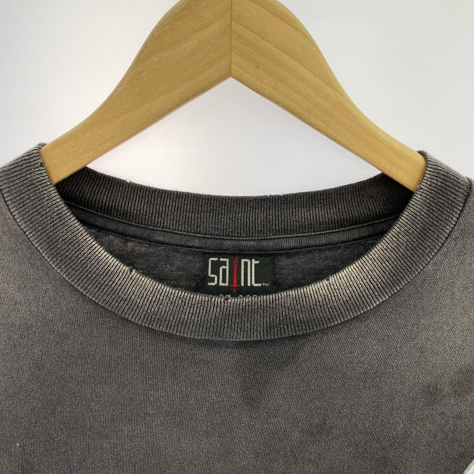 長袖Ｔシャツ FEAR OF GOD/FG_LS TEE /SNT OF GOD/黒系 グレー