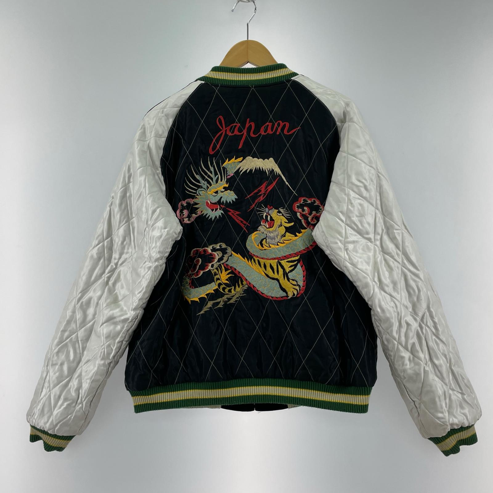 ブルゾン 別珍 スーベニアジャケット SPIDERWEB, SNAKE & SKULL ブラック