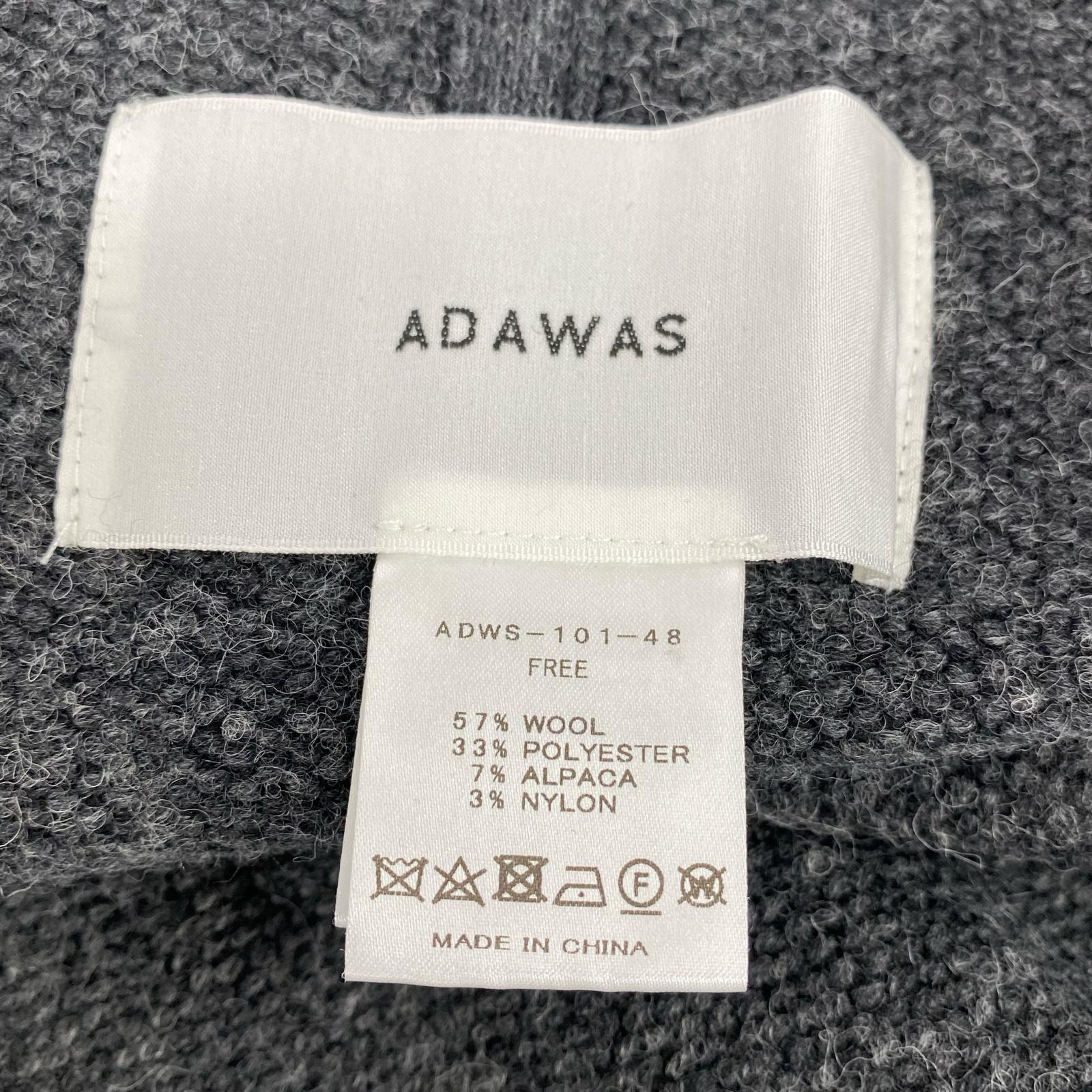 その他アクセサリー ADAWAS フリンジストール グレー