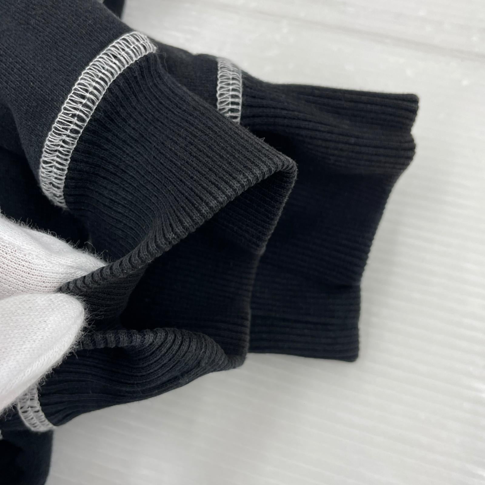 パーカー XLARGE CONTRAST STITCH ZIP HOODE ジップフーディ L ブラック L ブラック