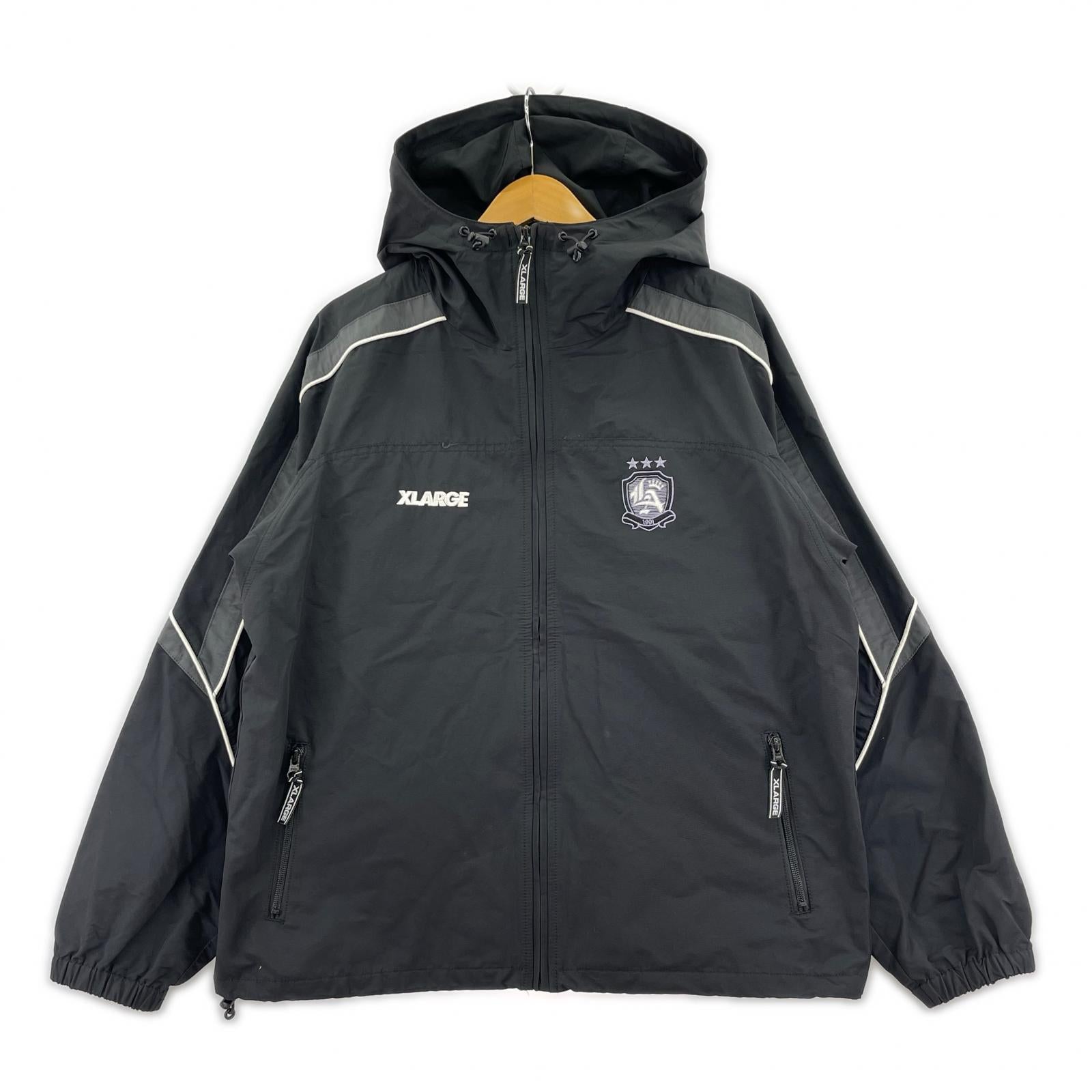 ジャケット XLARGE HOODED TRACK JACKET トラックジャケット M ブラック M ブラック