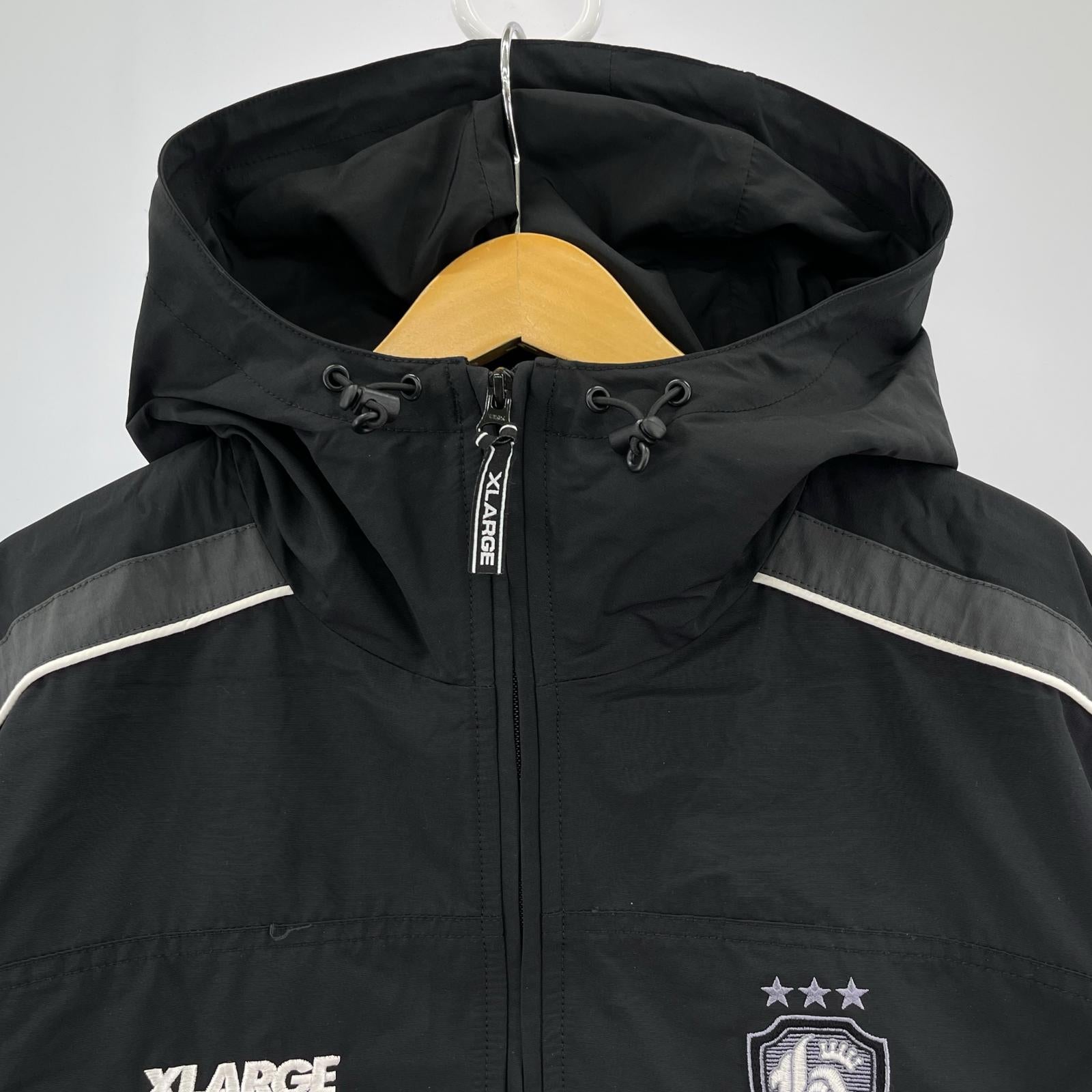 ジャケット XLARGE HOODED TRACK JACKET トラックジャケット M ブラック M ブラック