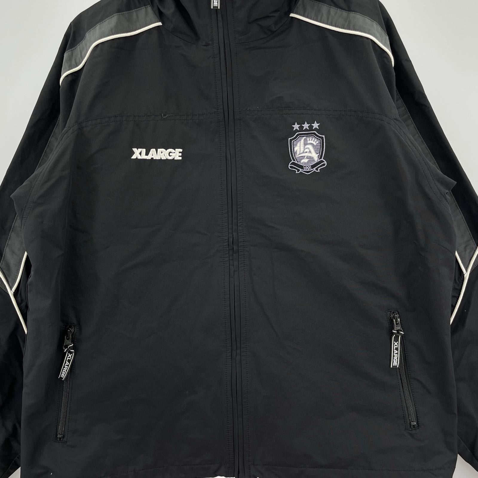ジャケット XLARGE HOODED TRACK JACKET トラックジャケット M ブラック M ブラック