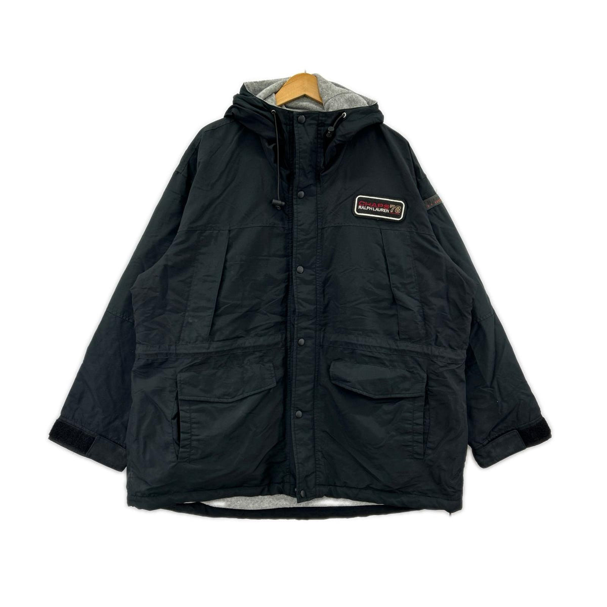 ブルゾン 90s 内ﾌﾘｰｽ ﾏｳﾝﾃﾝﾊﾟｰｶｰ (M) M ブラック