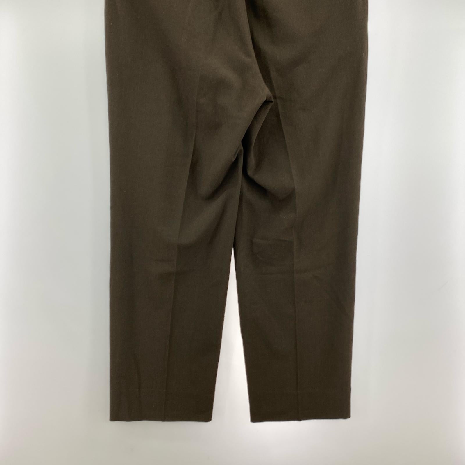 パンツ PLEATED DRESS TROUSERS (XL) ブラウン